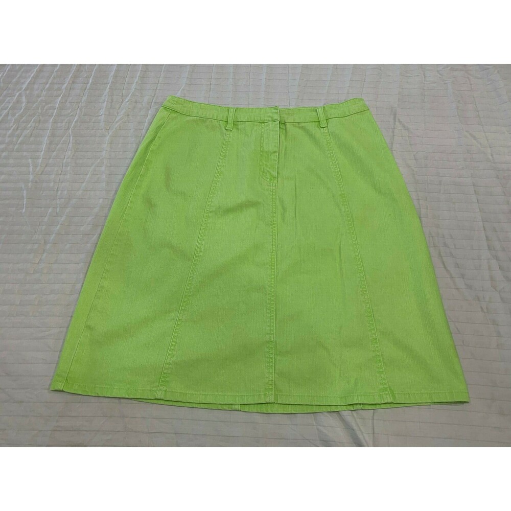CHRISTOPHER BANKS STRETCH WOMENS JEANS SKIRT SIZE 14